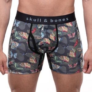 SKULL & BONES CAMO BUTTERFLY 🦋 BOXER BRIEF - LARGE